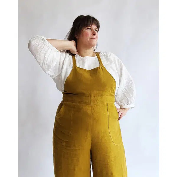 Sew House Seven - Paper Sewing Pattern - Burnside Bibs - Curvy Sizes – view 10 | Truro Fabrics