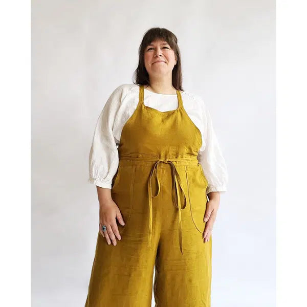Sew House Seven - Paper Sewing Pattern - Burnside Bibs - Curvy Sizes – view 3 | Truro Fabrics