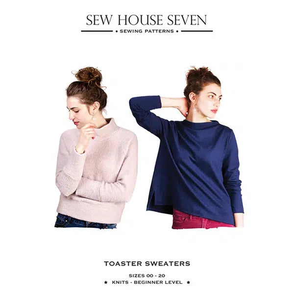 Sew House Seven - Paper Sewing Pattern - Toaster Sweaters 1 & 2 – view 2 | Truro Fabrics