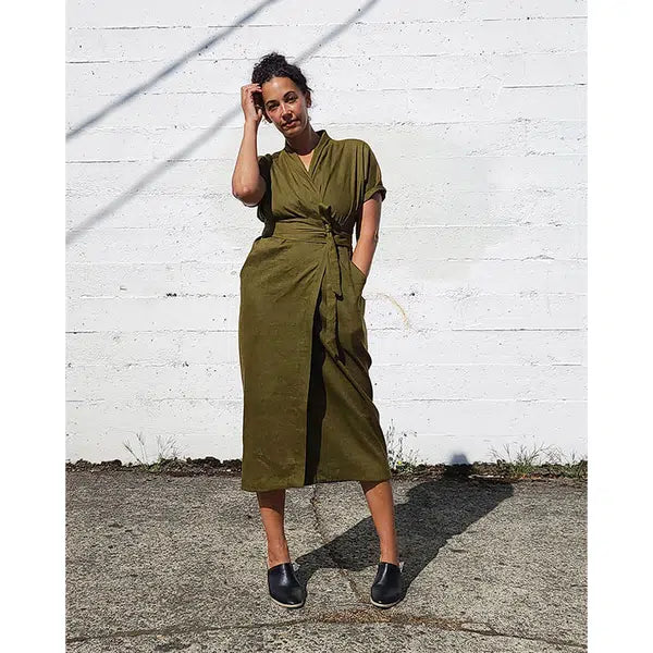 Sew House Seven - Paper Sewing Pattern - Wildwood Wrap Dress – view 10 | Truro Fabrics