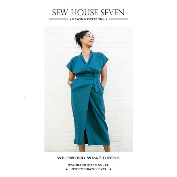 Sew House Seven - Paper Sewing Pattern - Wildwood Wrap Dress – view 2 | Truro Fabrics