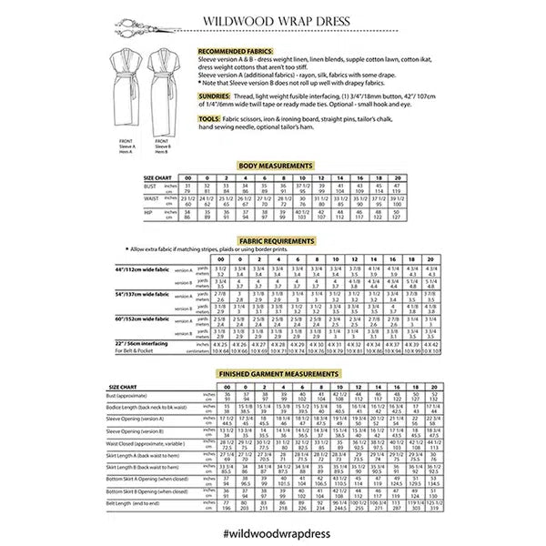 Sew House Seven - Paper Sewing Pattern - Wildwood Wrap Dress – view 3 | Truro Fabrics