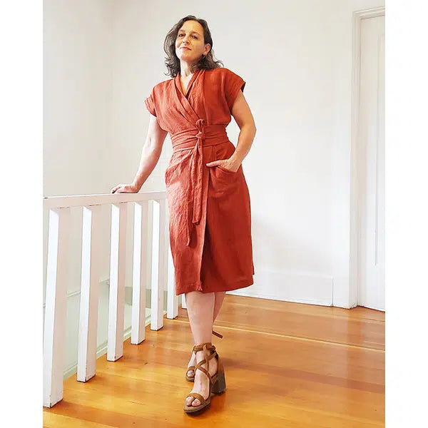 Sew House Seven - Paper Sewing Pattern - Wildwood Wrap Dress – view 9 | Truro Fabrics