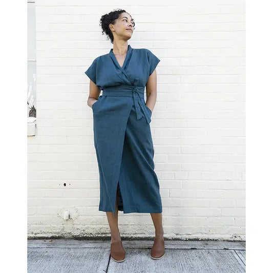 Sew House Seven - Paper Sewing Pattern - Wildwood Wrap Dress | Truro Fabrics