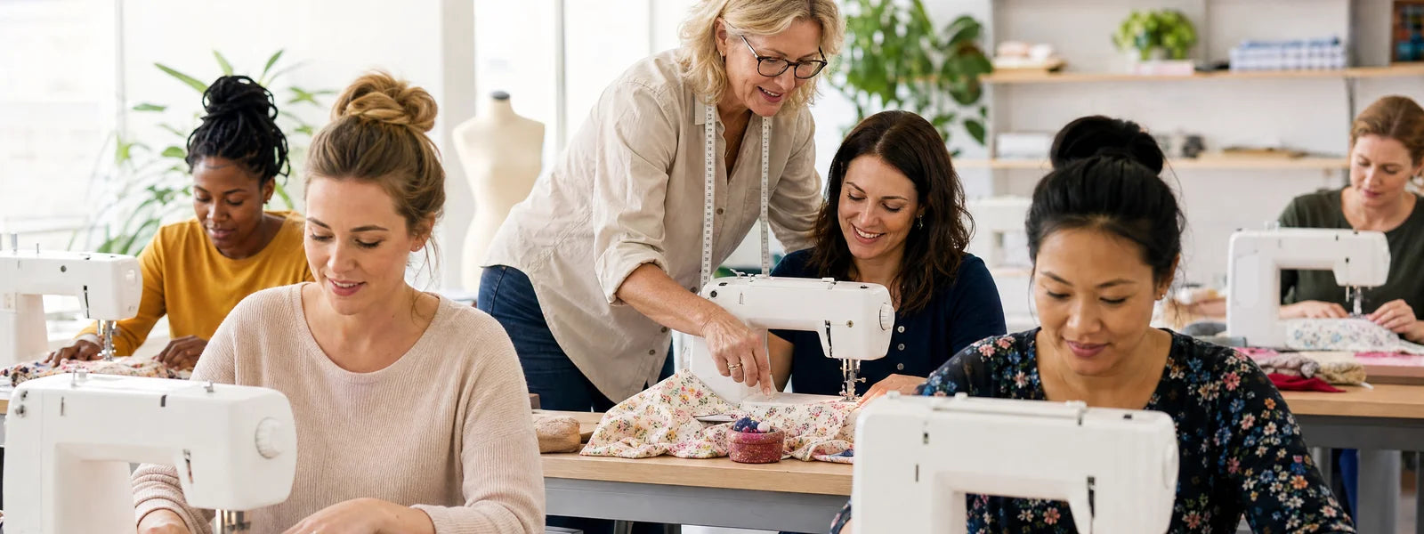Sewing classes in Truro Cornwall - beginner and intermediate workshops at Truro Fabrics