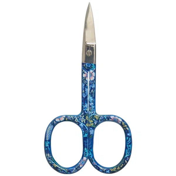 Sewing Gift - Blue Floral Embroidery Scissors | Truro Fabrics