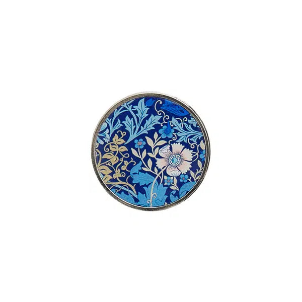 Sewing Gift - Blue Floral Magnetic Needle Minder | Truro Fabrics