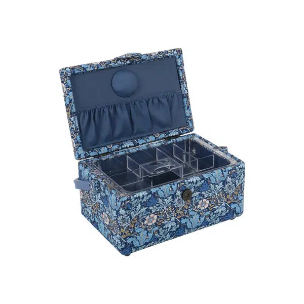 Sewing Gift - Blue Floral Workbox – view 2 | Truro Fabrics