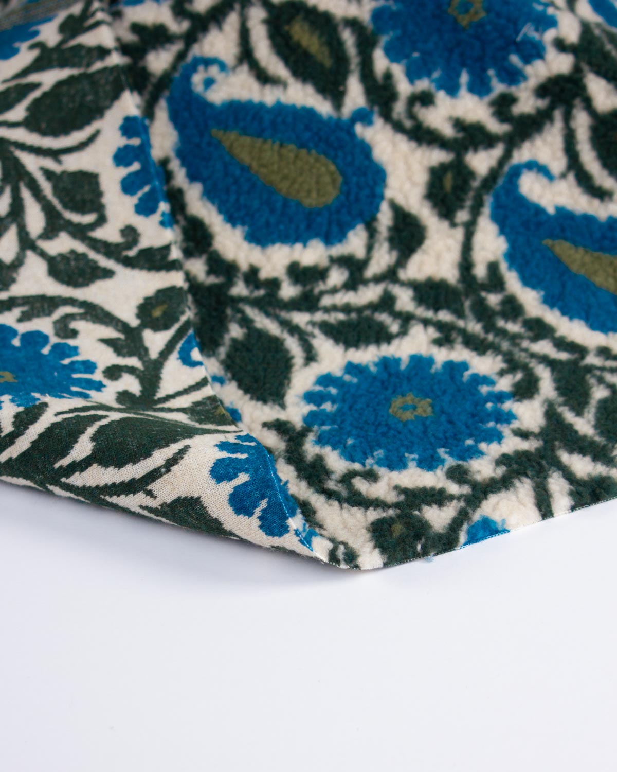 Teddy Sherpa Fleece Fabric - Paisley Garden