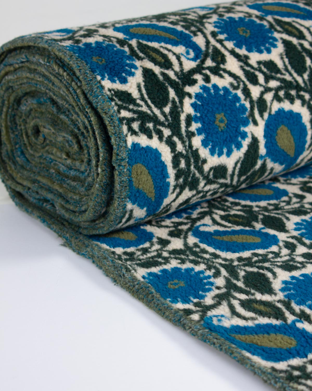 Teddy Sherpa Fleece Fabric - Paisley Garden