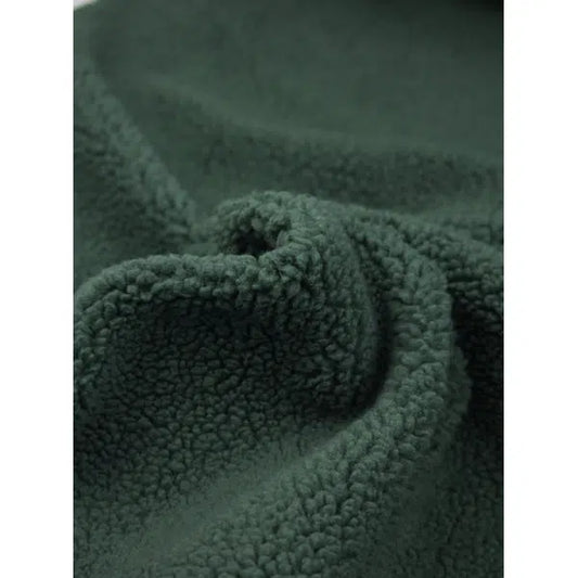 Sherpa Fleece Fabric - Pine | Truro Fabrics