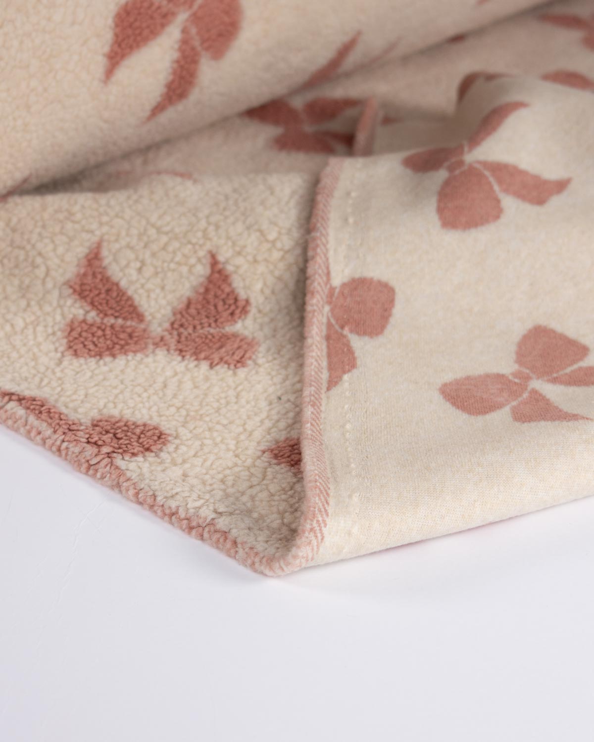 Teddy Sherpa Fleece Fabric - Bows