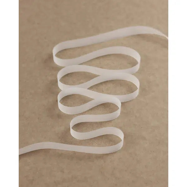 Shoulder Strap Elastic - 10mm - White – view 2 | Truro Fabrics