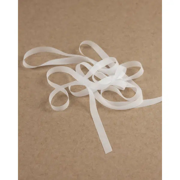 Shoulder Strap Elastic - 10mm - White | Truro Fabrics