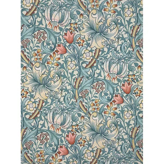Showerproof Outdoor Fabric - Golden Lily Cornflower | Truro Fabrics