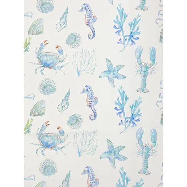 Showerproof Outdoor Fabric - Sealife Aqua | Truro Fabrics