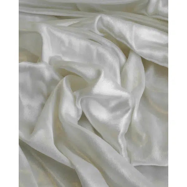 Silk Blend Velvet Fabric - Ivory | Truro Fabrics