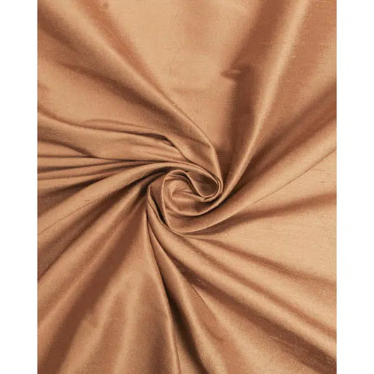 Silk Dupion Fabric - Bronze | Truro Fabrics