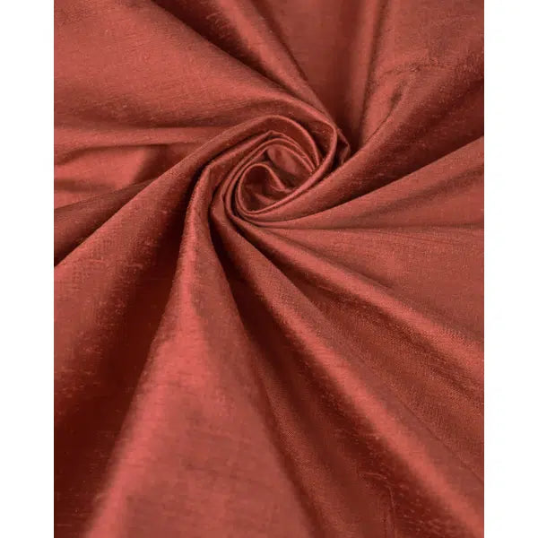 Silk Dupion Fabric - Rose – view 3 | Truro Fabrics