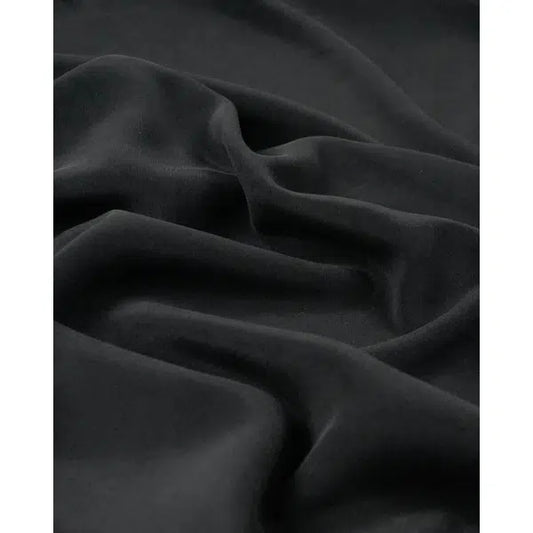 Silk Peau de Soie Fabric - Dark Navy | Truro Fabrics