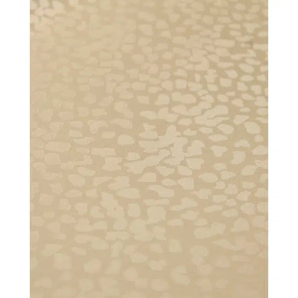 Silk Satin Jacquard Fabric - Cream Cheetah – view 2 | Truro Fabrics