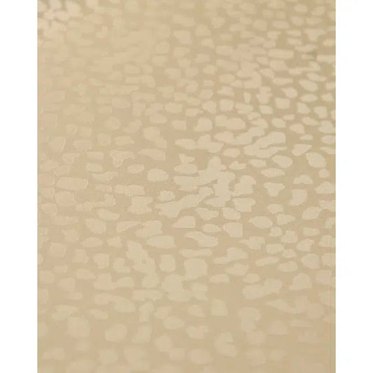 Silk Satin Jacquard Fabric - Cream Cheetah – view 2 | Truro Fabrics