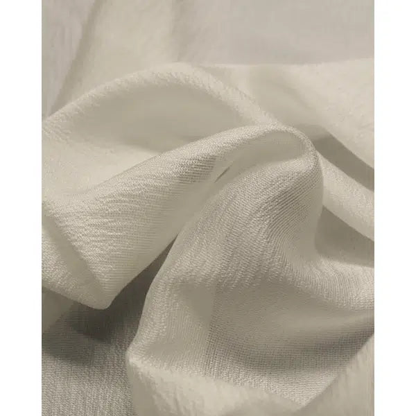 Silk Tissue Crepe Fabric - Ivory – view 2 | Truro Fabrics