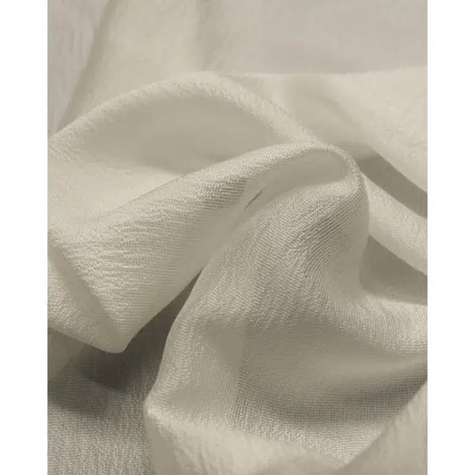 Silk Tissue Crepe Fabric - Ivory – view 2 | Truro Fabrics