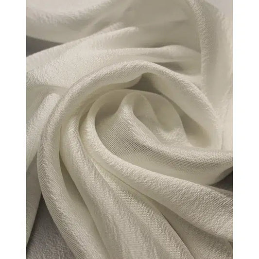 Silk Tissue Crepe Fabric - Ivory | Truro Fabrics