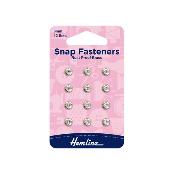 Snap Fasteners - Silver | Assorted Sizes – view 10 | Truro Fabrics