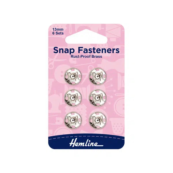 Snap Fasteners - Silver | Assorted Sizes