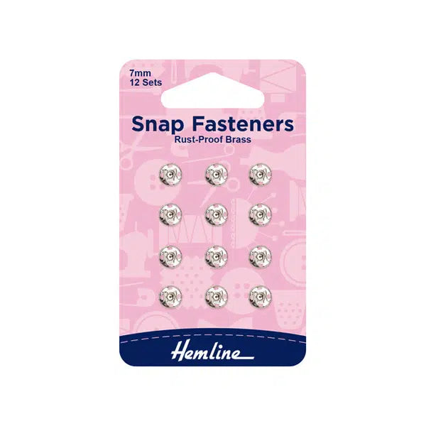 Snap Fasteners - Silver | Assorted Sizes – view 3 | Truro Fabrics