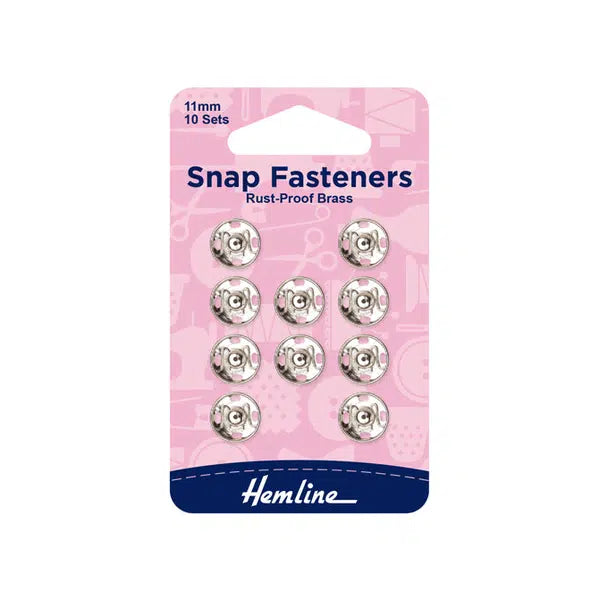 Snap Fasteners - Silver | Assorted Sizes – view 4 | Truro Fabrics