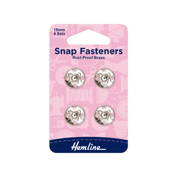 Snap Fasteners - Silver | Assorted Sizes – view 6 | Truro Fabrics