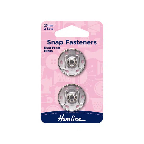 Snap Fasteners - Silver | Assorted Sizes – view 9 | Truro Fabrics