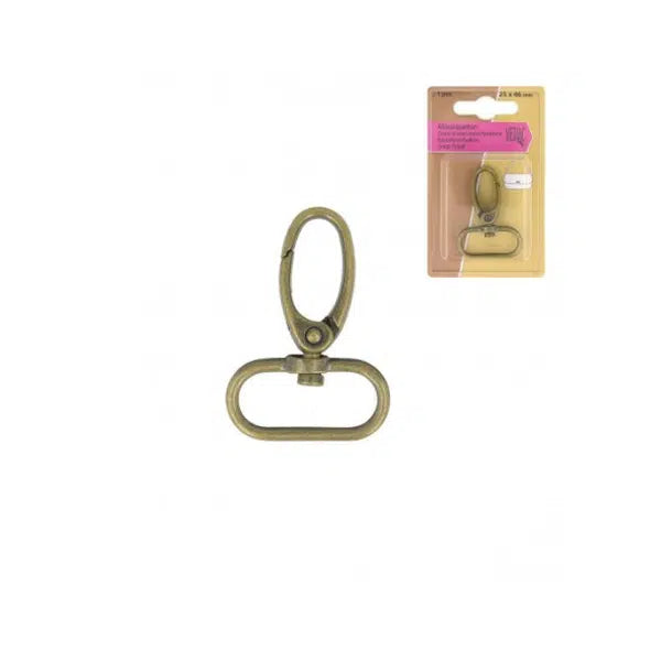 Snap Hook - Brass – view 2 | Truro Fabrics