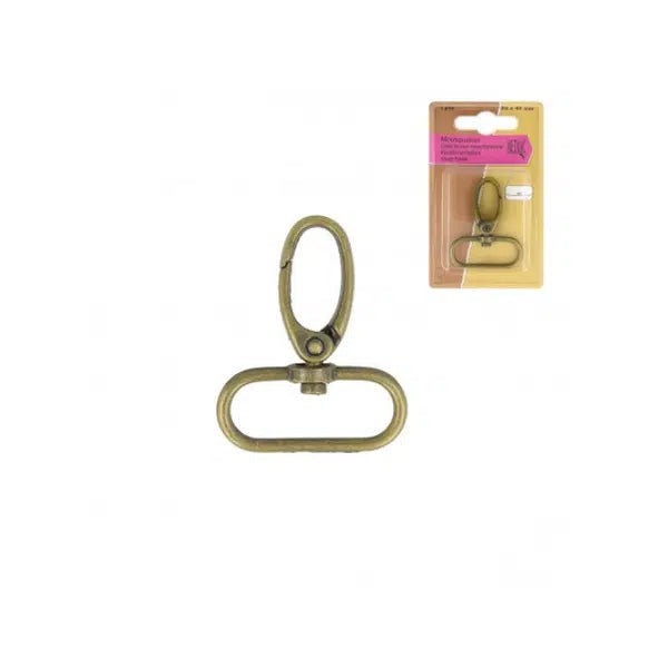 Snap Hook - Brass | Truro Fabrics