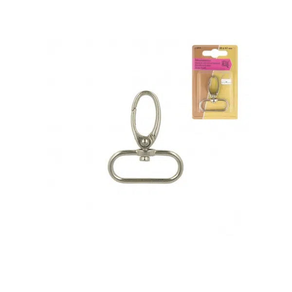 Snap Hook - Silver – view 3 | Truro Fabrics