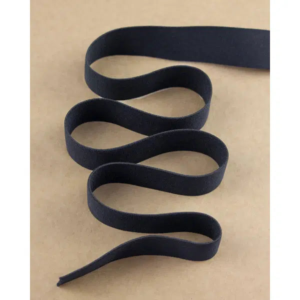 Soft Boxer Short Elastic - 32mm - Black – view 2 | Truro Fabrics