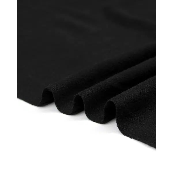 Stonewashed Linen & Viscose Fabric - Black – view 3 | Truro Fabrics