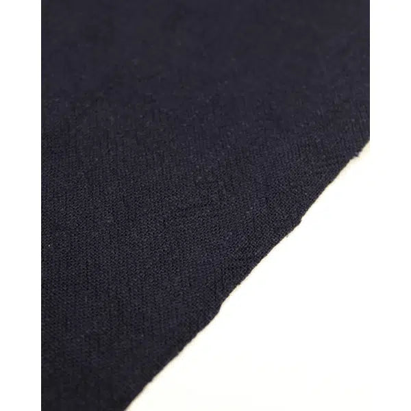 Stonewashed Linen & Viscose Fabric - Navy – view 2 | Truro Fabrics