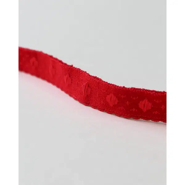 Stretch Binding - Picot Edge - Ruby – view 2 | Truro Fabrics