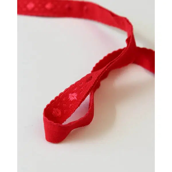 Stretch Binding - Picot Edge - Ruby | Truro Fabrics