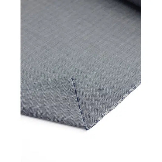 Stretch Cotton Fabric - Petite Plaid Huckleberry – view 2 | Truro Fabrics
