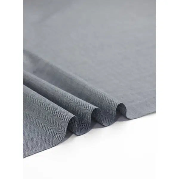 Stretch Cotton Fabric - Petite Plaid Huckleberry – view 5 | Truro Fabrics