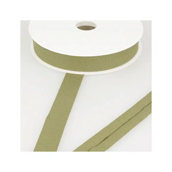 Stretch Jersey Bias- 20mm - Khaki | Truro Fabrics