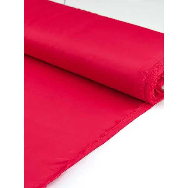 Stretch Rayon Satin Fabric - Strawberry Daiquiri – view 5 | Truro Fabrics
