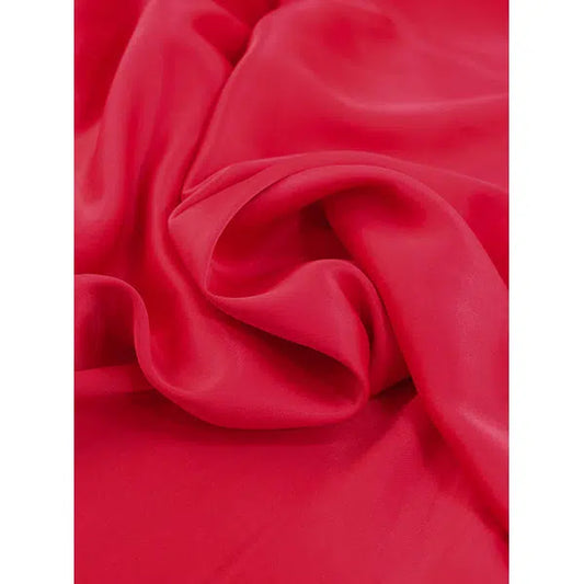 Stretch Rayon Satin Fabric - Strawberry Daiquiri | Truro Fabrics
