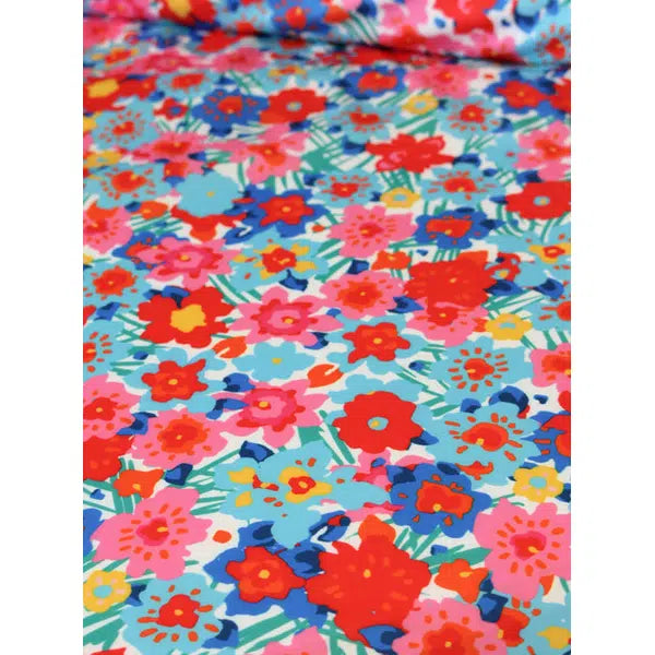 Swimwear Jersey Fabric – Reef Garden – view 5 | Truro Fabrics