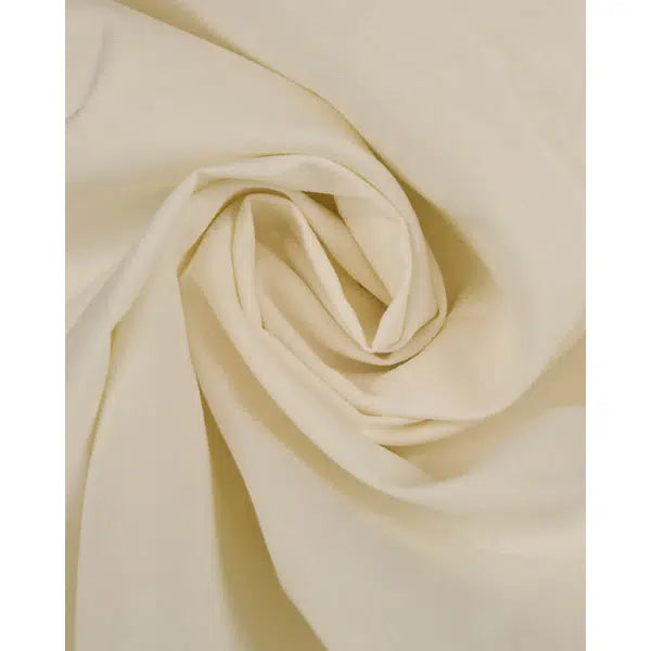 Swiss Linen & Viscose Blend Fabric - Ivory – view 2 | Truro Fabrics